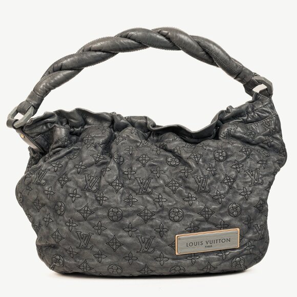Louis Vuitton AW/07 LE Olympe Nimbus PM Anthracite Monogram Leather Shoulder Bag - Picture 1 of 14